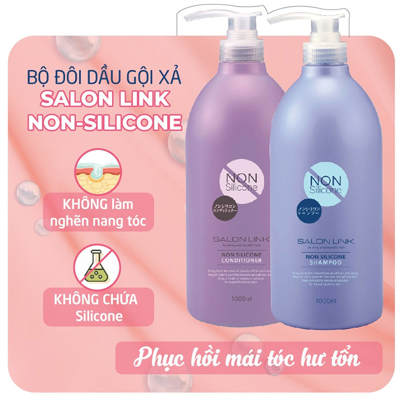 Dầu gội Salon Link không Silicone KUMANO YUSHI