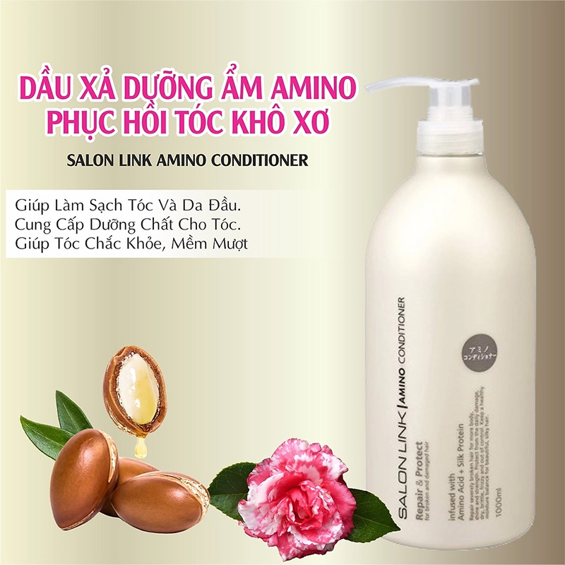 Dầu xả Salon Link Amino phục hồi và bảo vệ dành cho tóc khô KUMANO YUSHI