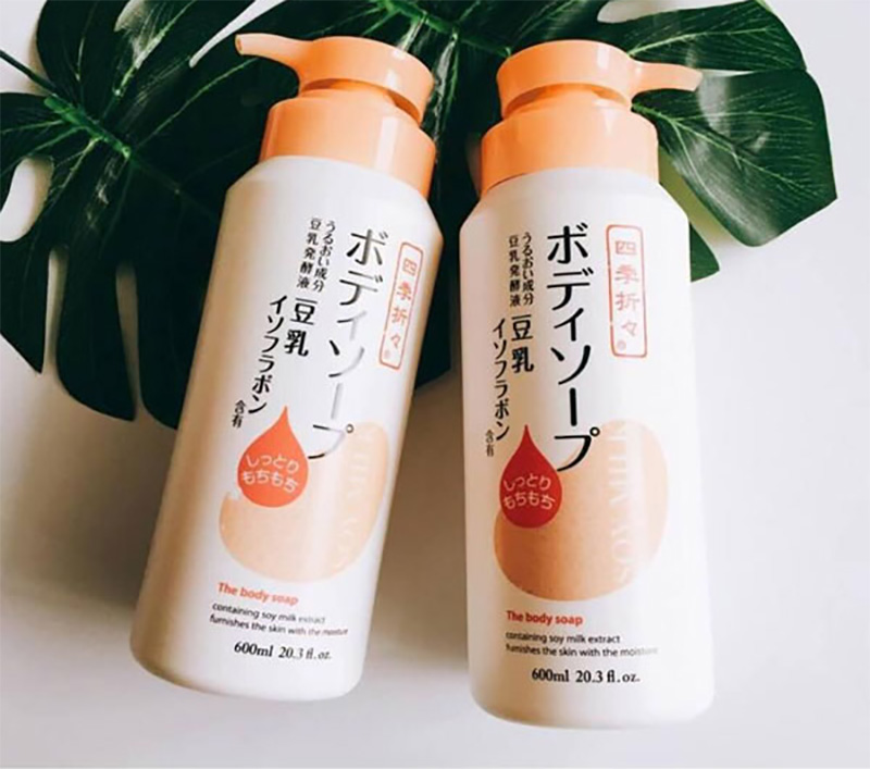 Sữa tắm Shikiori đậu nành KUMANO YUSHI