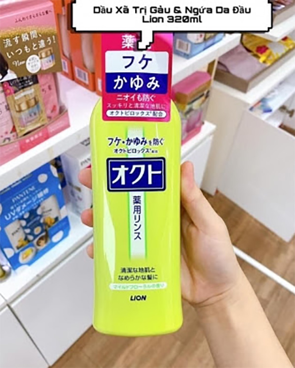 Dầu xả đặc trị gàu và ngứa da đầu LION