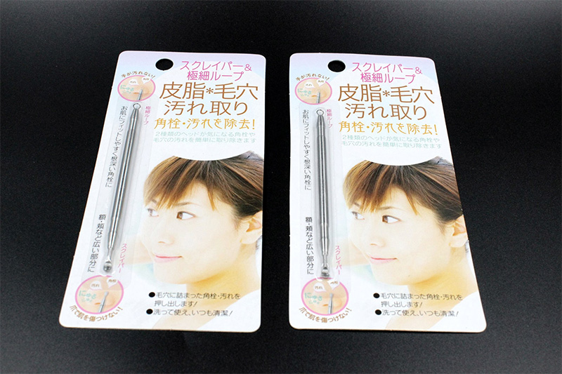 Dụng cụ nặn mụn hai đầu cán tròn SEIWA