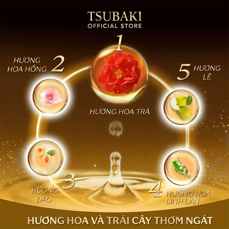 Cặp dầu gội xả Tsubaki cho tóc hư tổn và dễ gãy rụng SHISEIDO
