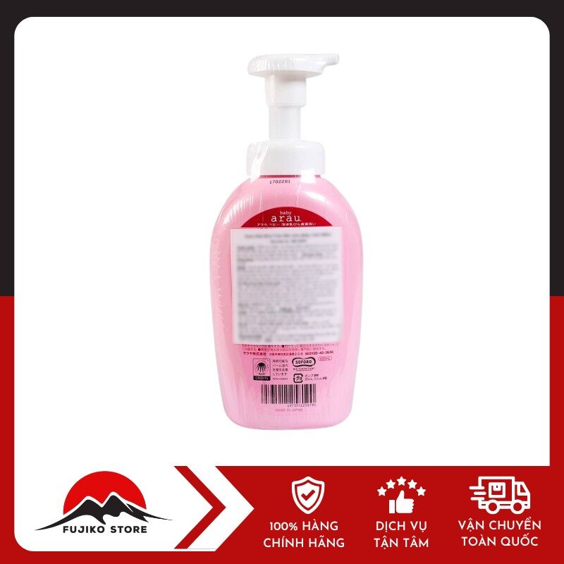 Nước rửa bình sữa dạng bọt Chai ARAU BABY