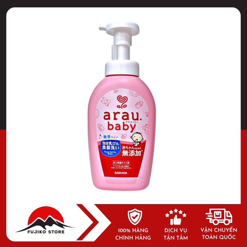 Nước rửa bình sữa dạng bọt Chai ARAU BABY