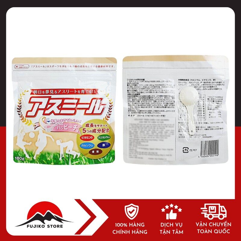 ASUMIRU - Sữa phát triển chiều cao vị đào 180g