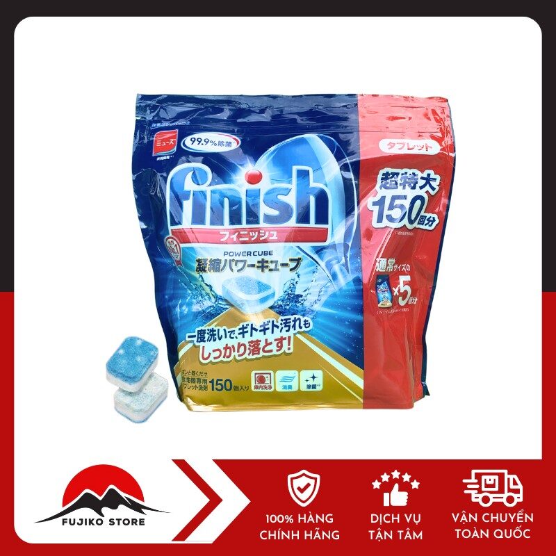 Viên rửa bát Finish chuyên dụng cho máy rửa bát 150 viên EARTH