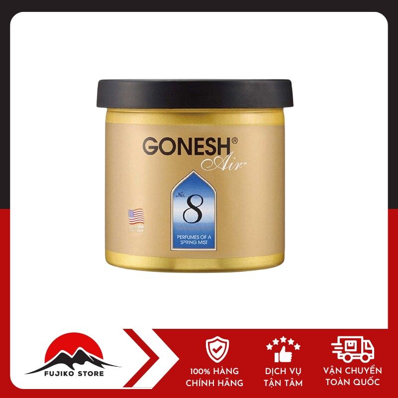Gel nước hoa làm thơm mát ô tô GONESH (hương hoa và trái cây-màu số 8)