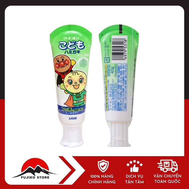 LION - Kem đánh răng hương dưa vàng cho bé 40g