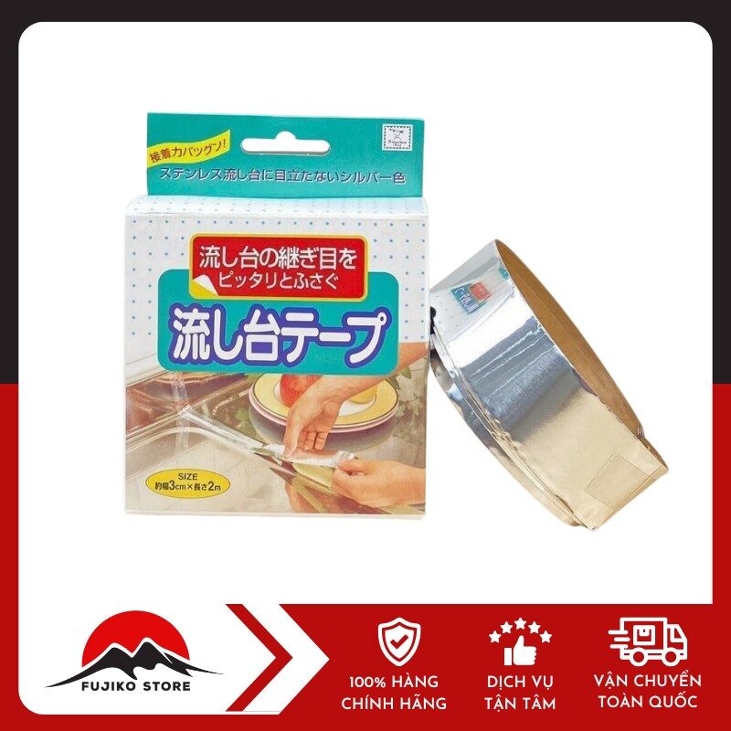 Băng dính nhôm dán kẽ hở ở bếp, bồn rửa bát, bề mặt kim loại