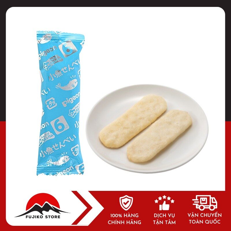 Bánh ăn dặm bổ sung canxi cá mòi 6 tháng PIGEON