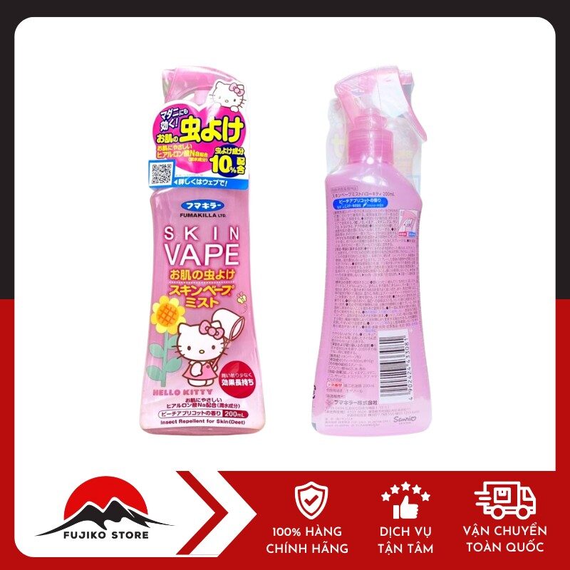 SKIN VAPE - Xịt chống muỗi màu hồng