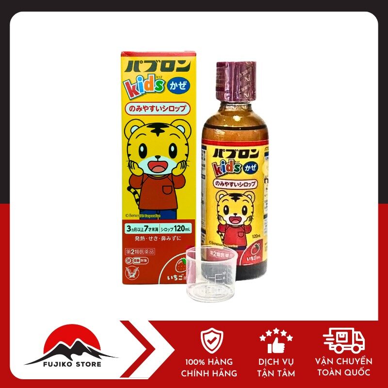 Siro cảm cúm Parubon vị dâu TAISHO