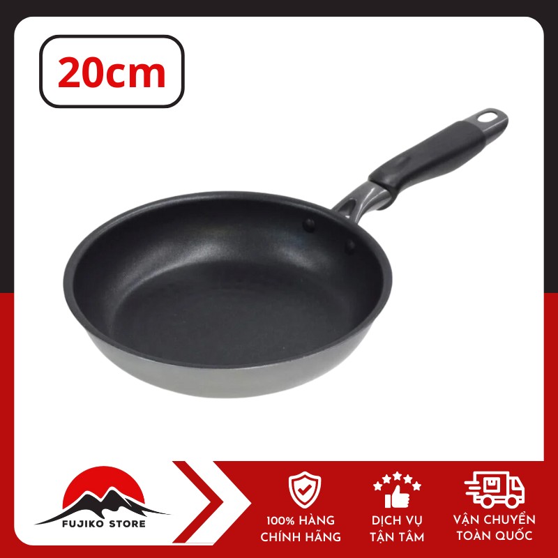 TAKEHARA-chao-chong-dinh-5-lop-Puntec-Musubi-20cm TAKEHARA - Chảo chống dính 5 lớp Puntec Musubi 20cm