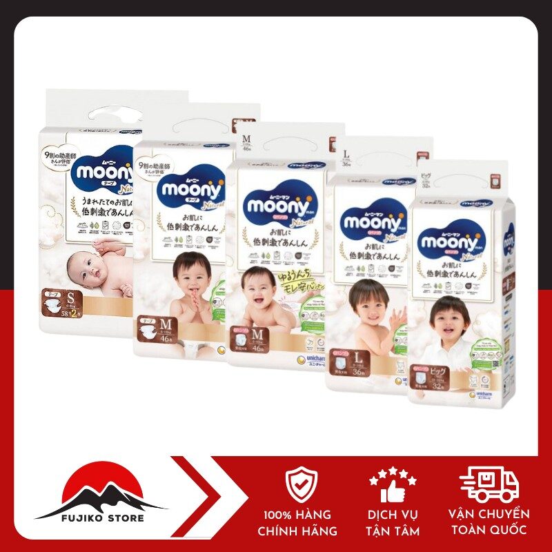 Bỉm Moony Natural UNICHARM
