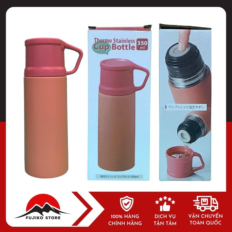 Yoshiyama - Bình giữ nhiệt cao cấp kèm cốc 350ml