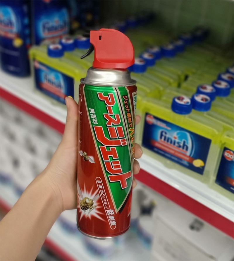 Chai xịt diệt côn trùng không mùi 450ml EARTH JET