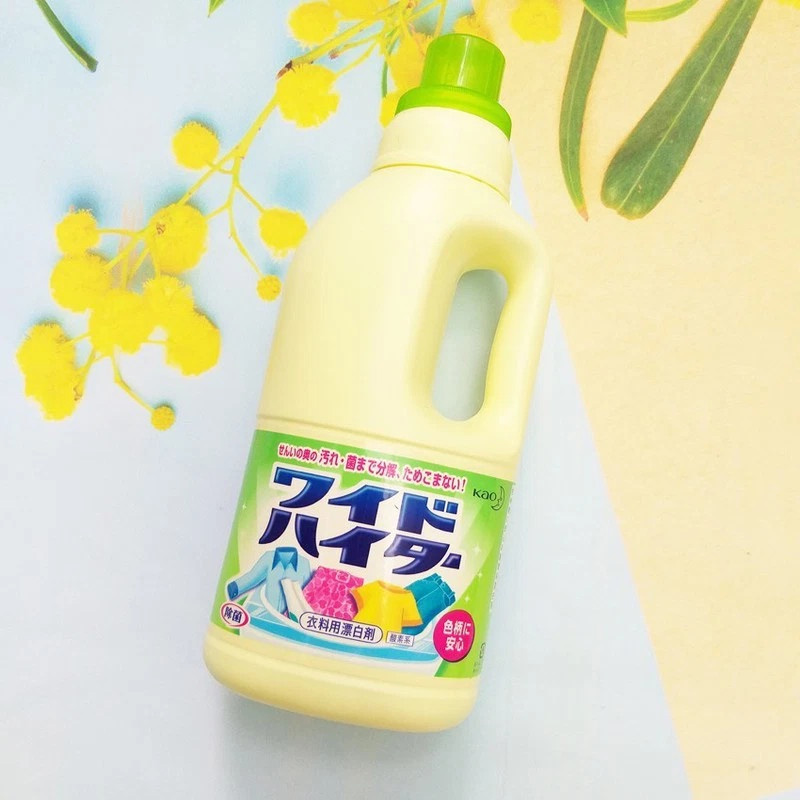 Nước giặt tẩy Wide Haiter cho quần áo màu 1000ml KAO