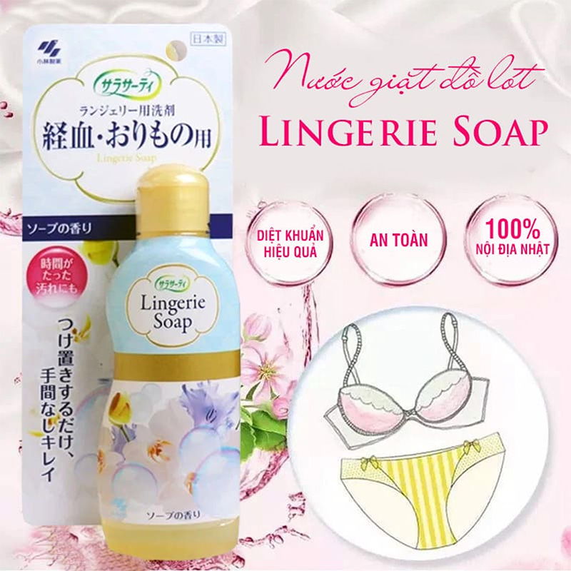 Nước giặt đồ lót Lingerie Soap 120mL KOBAYASHI