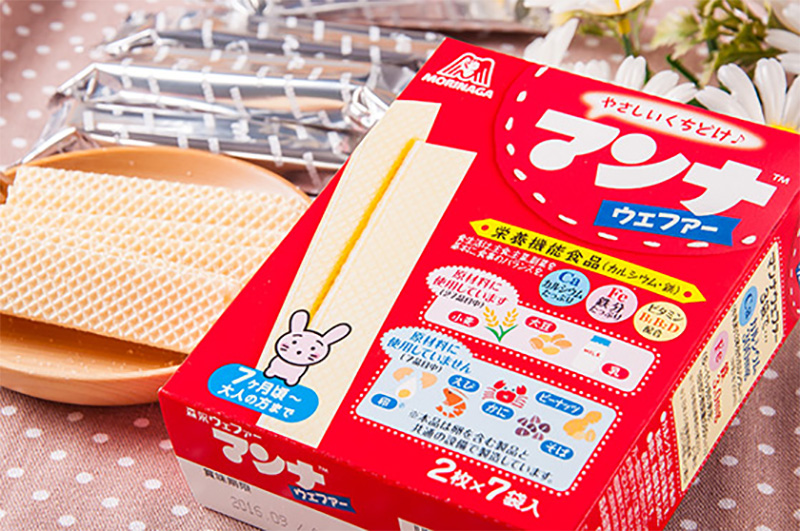 Bánh kem xốp MORINAGA Manna 14 cái (9 tháng)