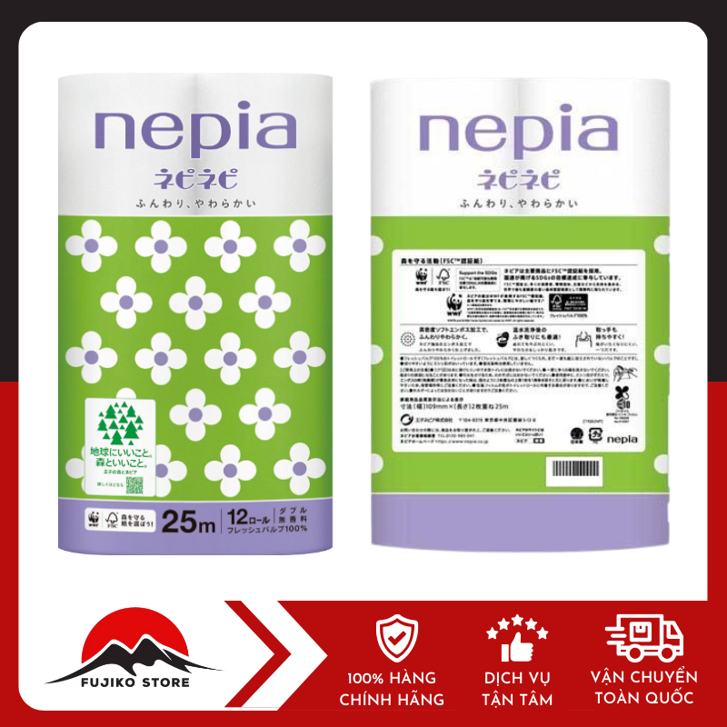GVS Nepi nepi 2 lớp (12 cuộn) NEPIA