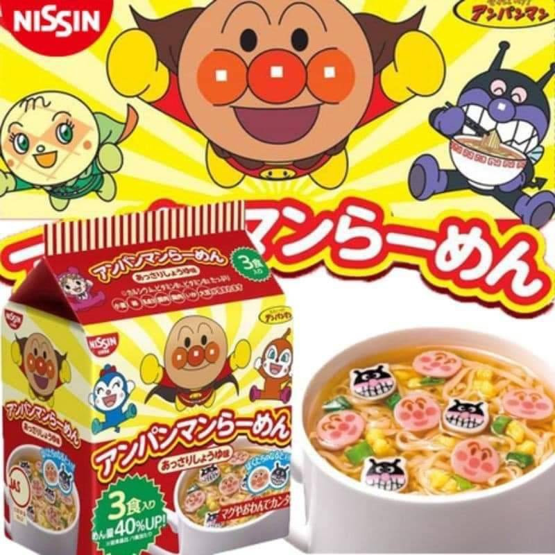 Mì ramen Anpaman màu đỏ 90g NISSIN