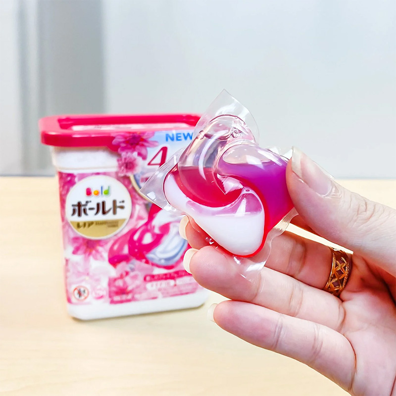 Viên giặt xả Gelball 4D Bold P&G