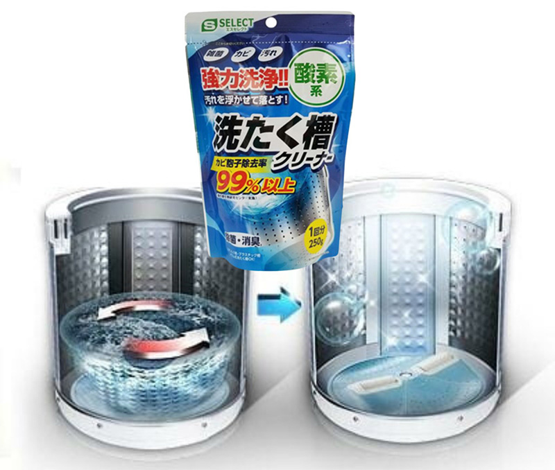 Bột vệ sinh lồng máy giặt 250g S SELECT