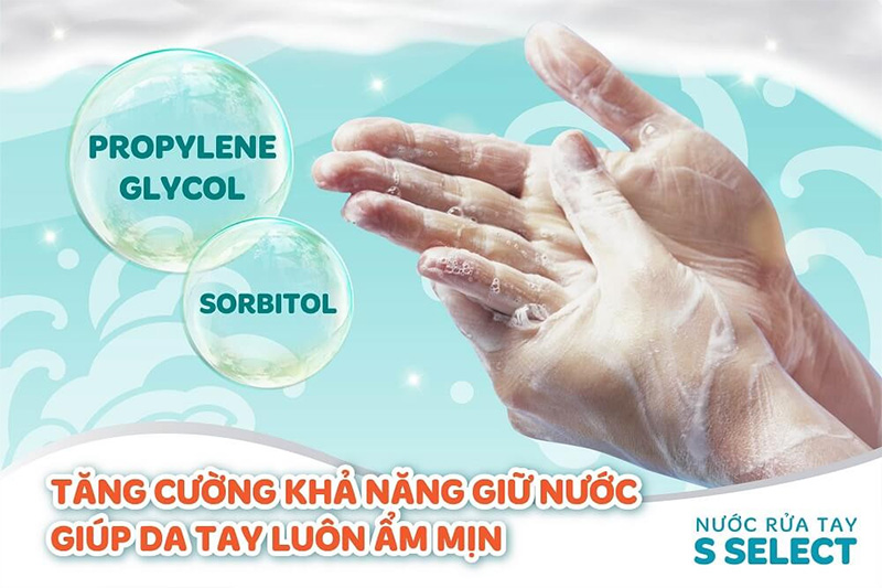 Nước rửa tay tạo bọt mịn túi thay thế 1000ml S SELECT