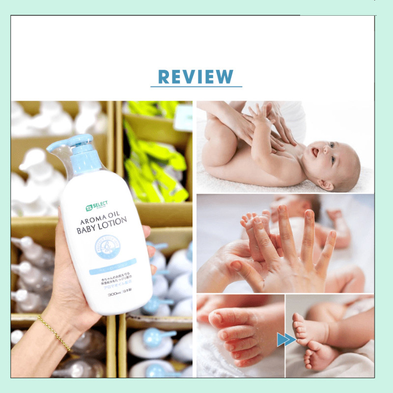 Sữa dưỡng thể tinh dầu thơm thiên nhiên cho bé 300ml S SELECT