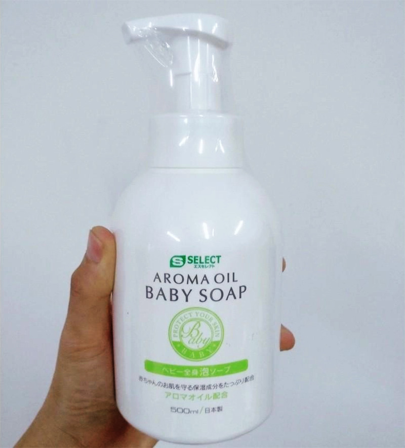 Sữa tắm tinh dầu thơm thiên nhiên cho bé 500ml S SELECT