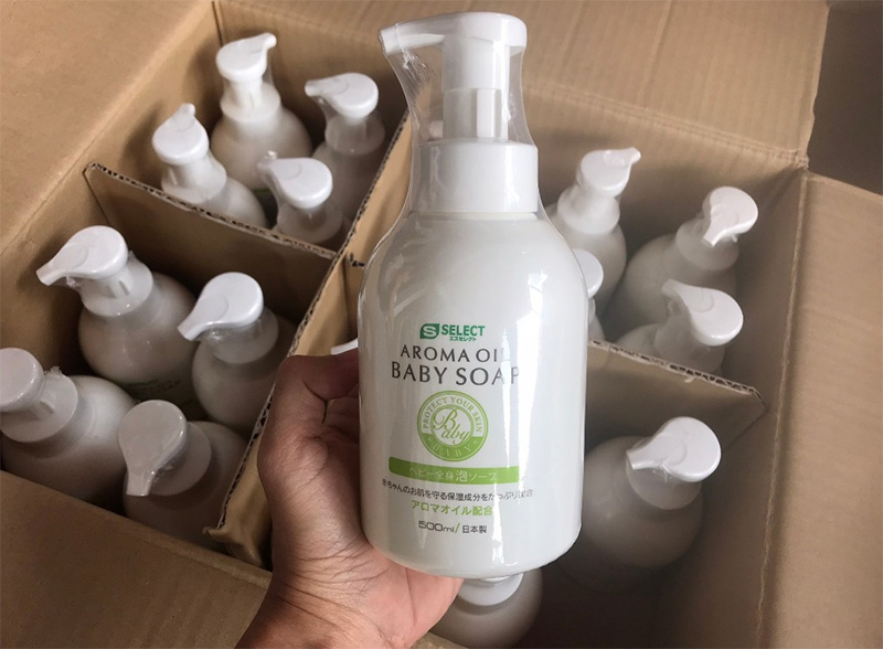 Sữa tắm tinh dầu thơm thiên nhiên cho bé 500ml S SELECT