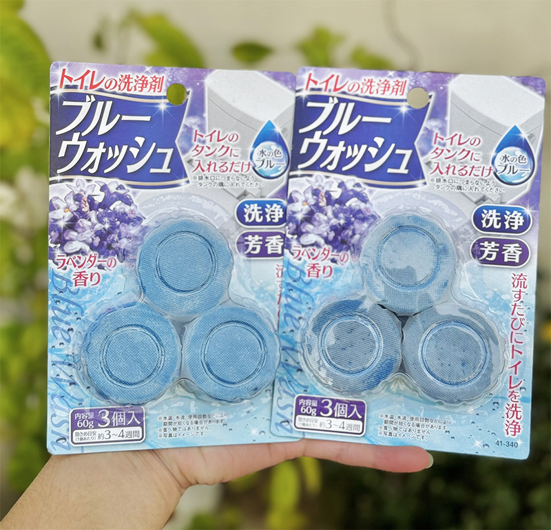 Set 3 viên thả bồn cầu Seiwapro hương lavender