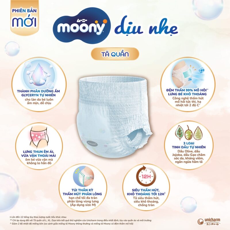 Bỉm Moony Natural UNICHARM