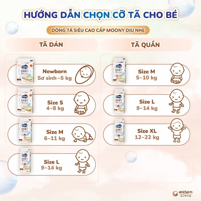 Bỉm Moony Natural UNICHARM