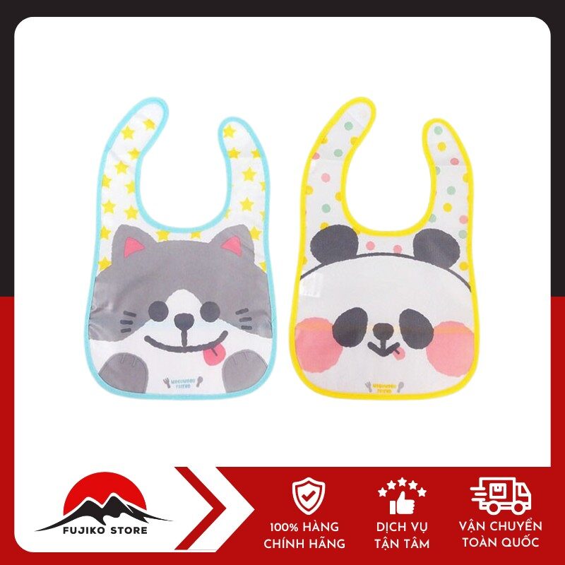 Yếm ăn dặm cho bé hình Gấu Trúc, Mèo