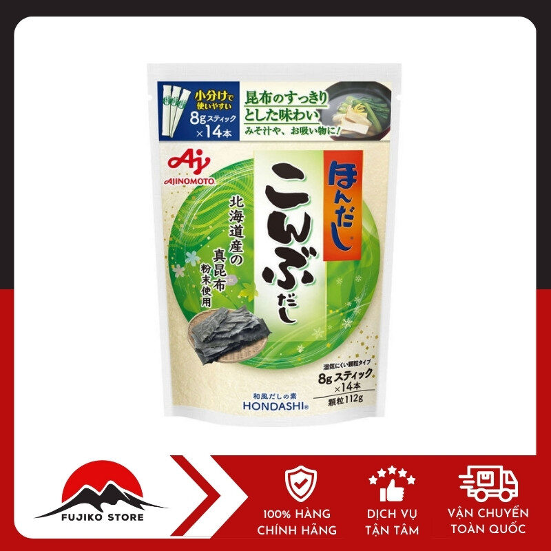 Hạt nêm tảo bẹ AJINOMOTO 8gx14 gói