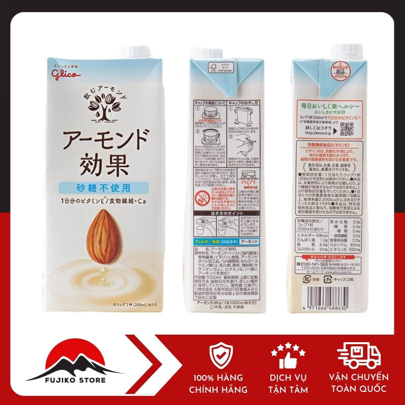 GLICO - Sữa Hạnh Nhân 1000ml (Không đường)