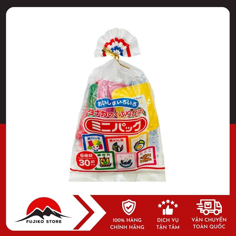 Gia vị rắc cơm 6 vị 30 gói TANAKA FOODS