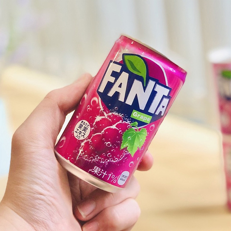 Fanta nho lon 160ml