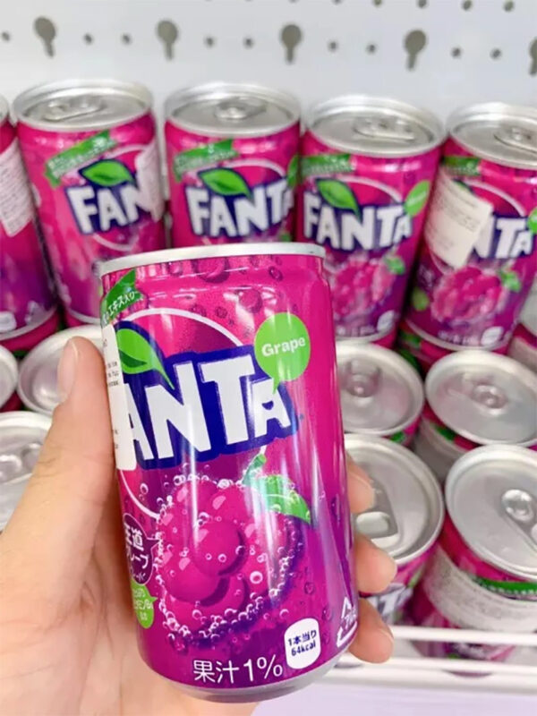 Fanta nho lon 160ml
