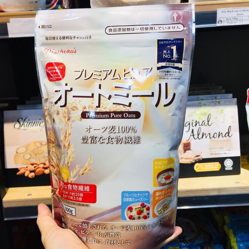 Bột yến mạch nguyên chất NISSHOKUS 340g