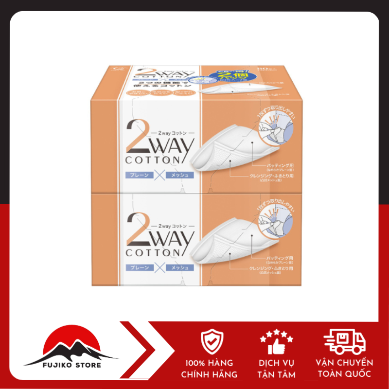 Bông tẩy trang cotton 2 mặt COTTON LABO