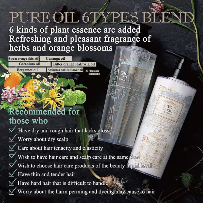 Cặp dầu gội xả tế bào gốc GROWCEL GRAN PRO cao cấp ESTHE PRO LABO