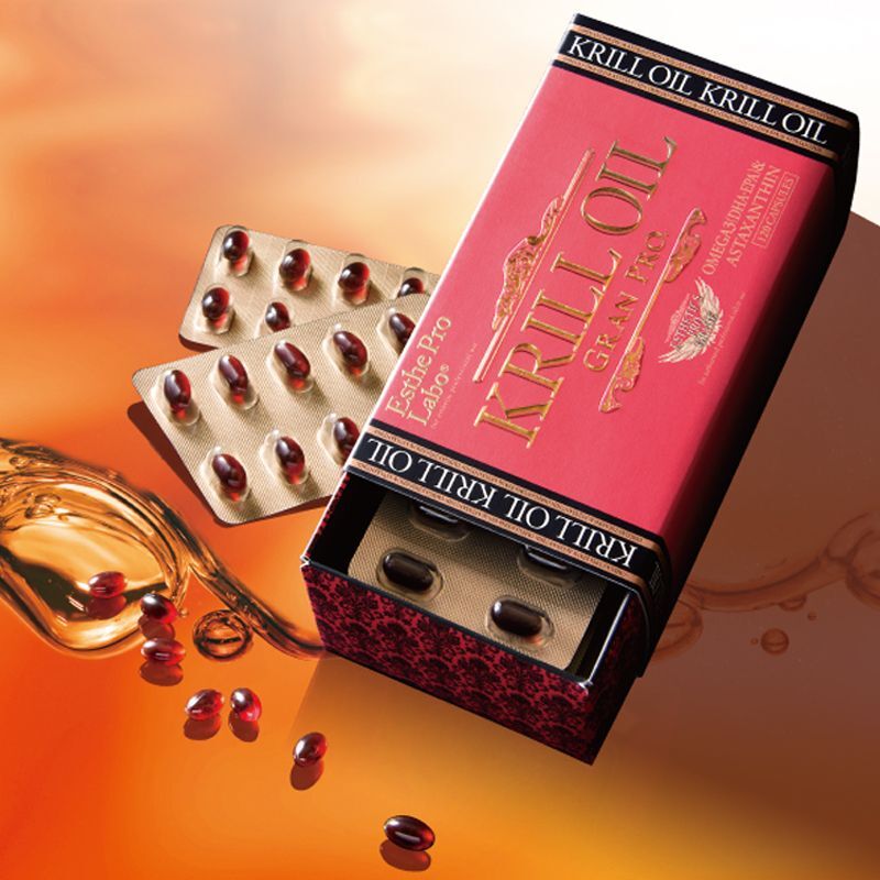 Viên uống dầu nhuyễn thể KRILL OIL GRAN PRO 120 viên ESTHE PRO LABO