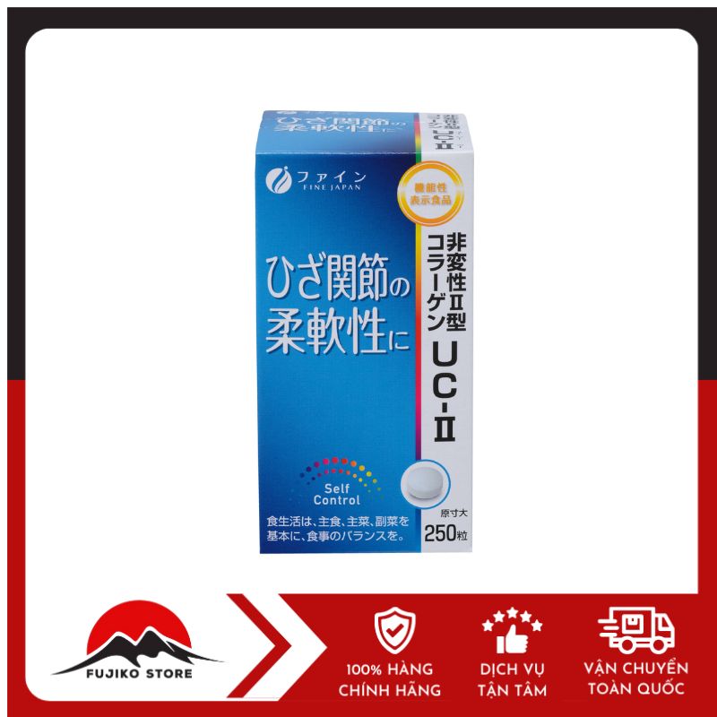 fine-japan-vien-uong-collagen-type-ii-uc-ii-ho-tro-sun-khop-250-vien-ảnh 1 Viên uống UC-II Fine Japan