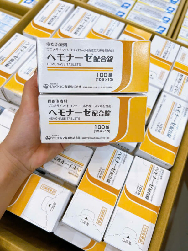 Viên uống hỗ trợ trĩ Hemonase ( Vỉ lẻ )