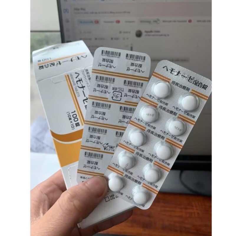 Viên uống hỗ trợ trĩ Hemonase ( Vỉ lẻ )