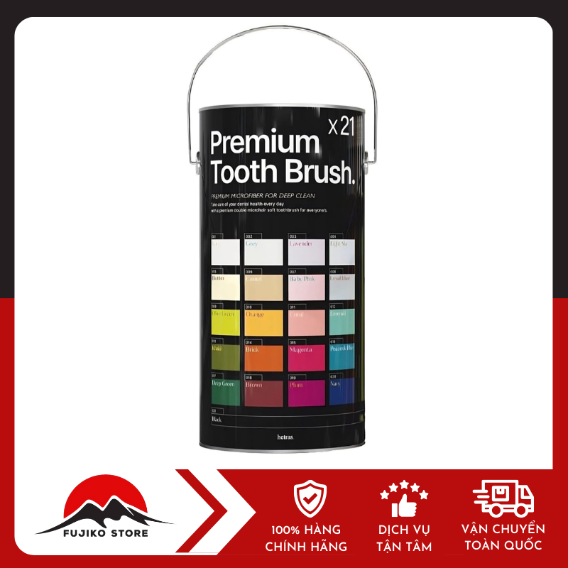 hetras-premium-bo-ban-chai-premium-tooth-brush-21-chiec-ảnh 1