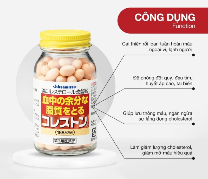 Viên hỗ trợ giảm mỡ máu & cholestorol 84 viên HISAMITSU