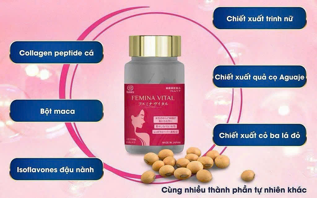 TPBVSK nội tiết tố Femina Vital 90 viên IKIMOTO